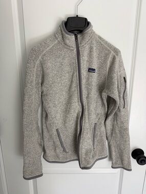 Patagonia Women's Heather Gray Full-Zip Fleece Jacket